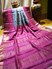 ZARI BORDER TASSAR HAND PAINT SAREE1